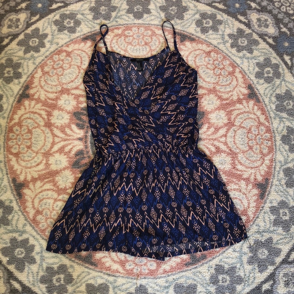 Forever 21 Aztec Romper-Size M